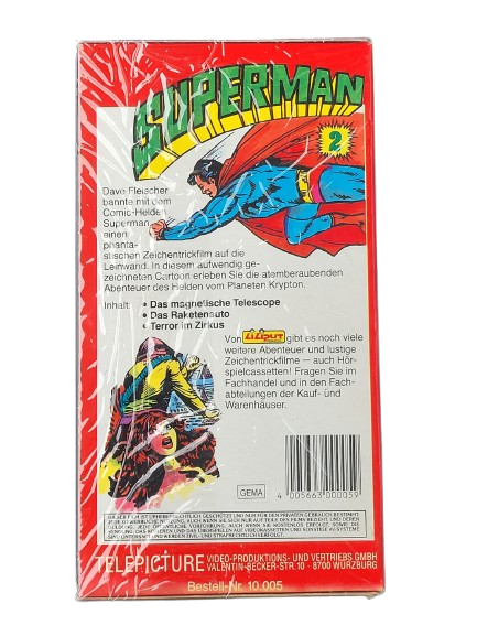 Superman 2 -Video | VHS | Liliput Produktion | Original verschweißt