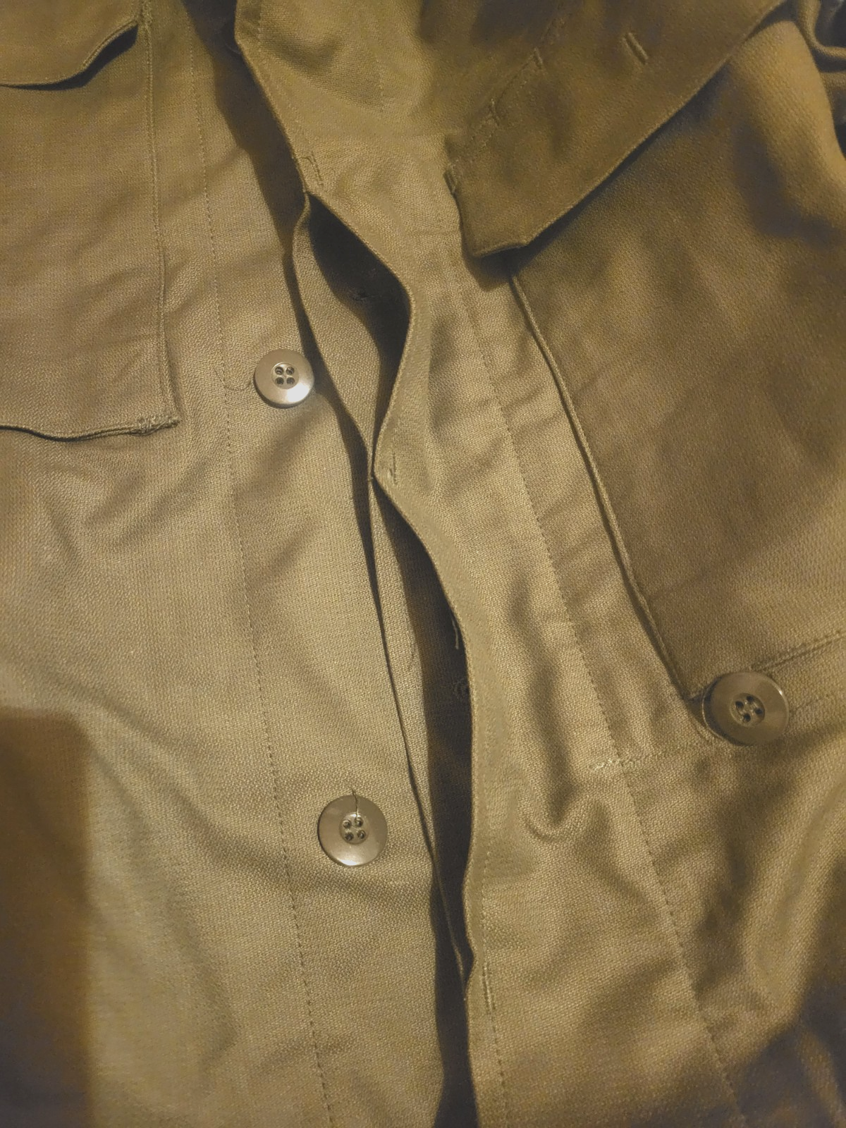 Original Bundeswehr Moleskin Jacke Oliv – Gr. 3 – Neuware 1980er