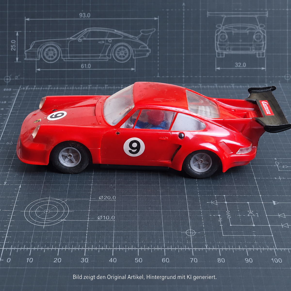 Carrera Exclusiv 1:24 Slotcar Porsche 911 RSR Turbo – Art.-Nr. 20408