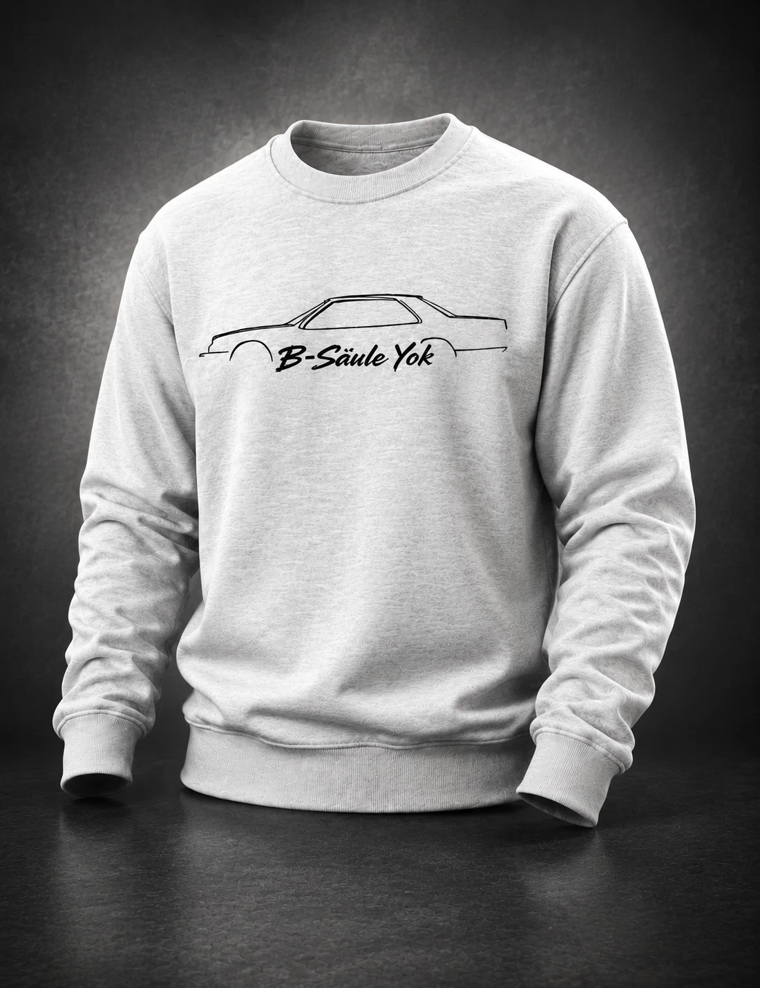 Sweatshirt Herren Auto Design B-Säule Yok Coupe Pullover Baumwolle