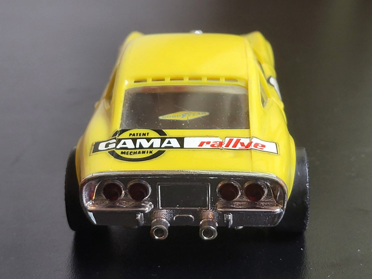 GAMA Opel GT Slotcar 1:32 Rennbahn Auto Vintage Startnummer 4