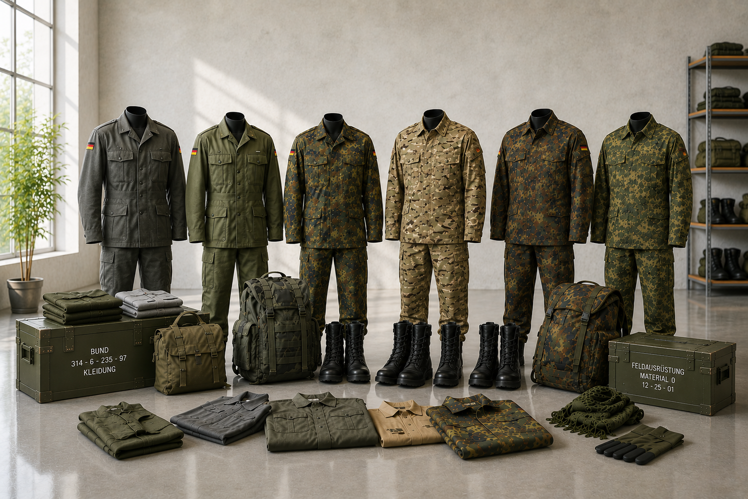Bundeswehr Kleidung – Militärische -Bekleidung im Originalstil
