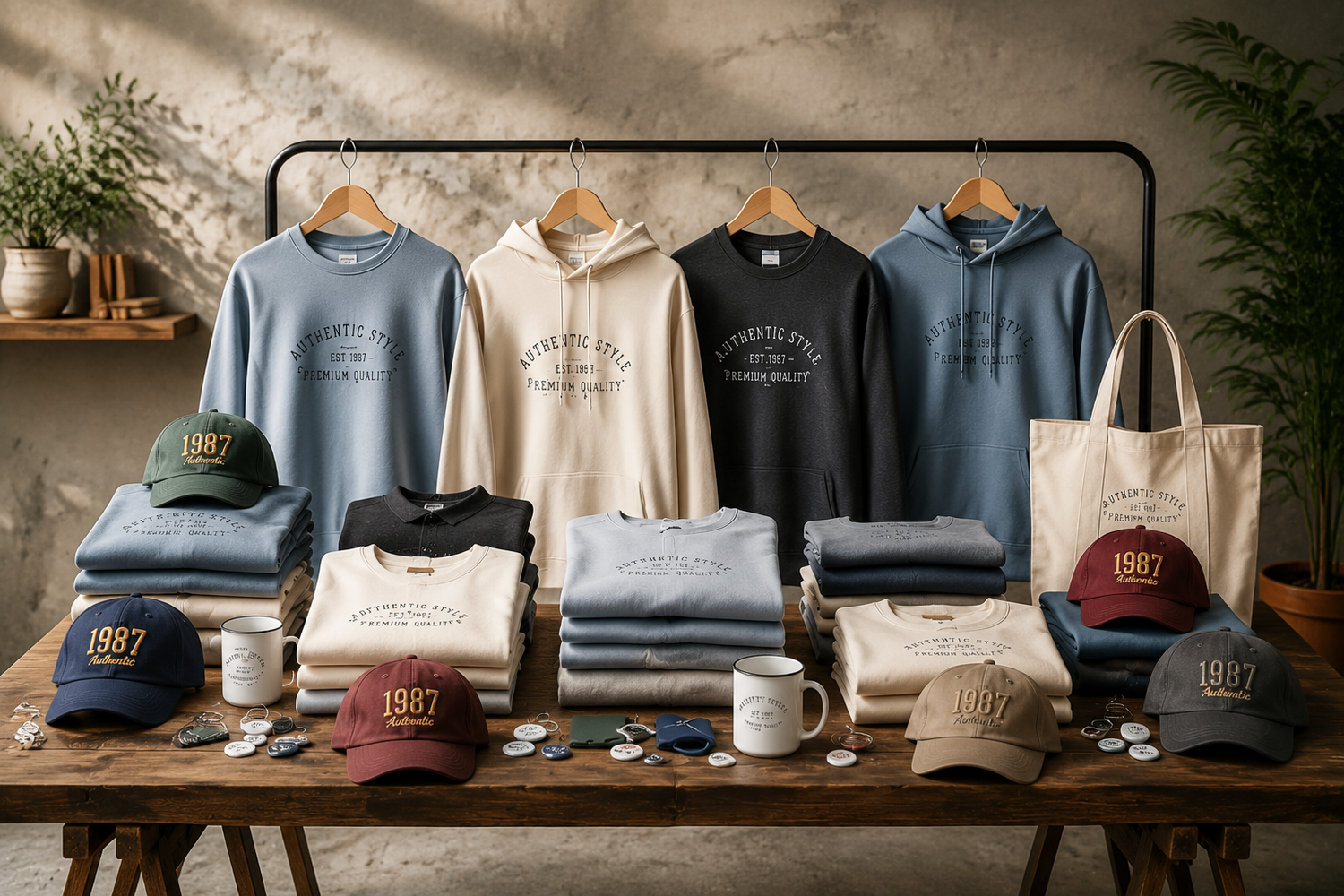 Kleidung und Merchandise
