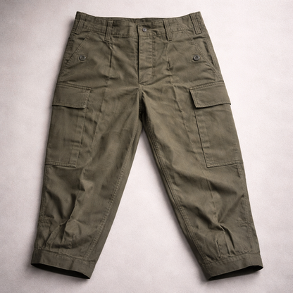 NEUWARE ORIGINAL 1989 BUNDESWEHR KNIEBUNDHOSE MOLESKIN 3/4 BW JÄGERHOSE Gr. 13