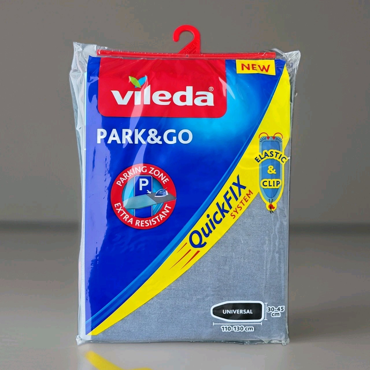 Vileda Park & Go Universal Bügelbrettbezug metallisierter Bügeltisch Bezug
