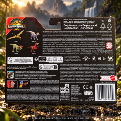 Mattel Jurassic World Rebirth Beipiaosaurus JGB74 Dinosaurier Neu OVP 2025