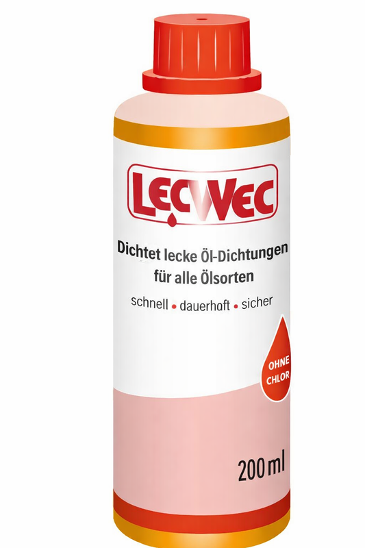 LecWec 200ml Öladditiv gegen Ölverlust – Universal-Dichtungsmittel für Motor, Getriebe und Hydrauliksysteme