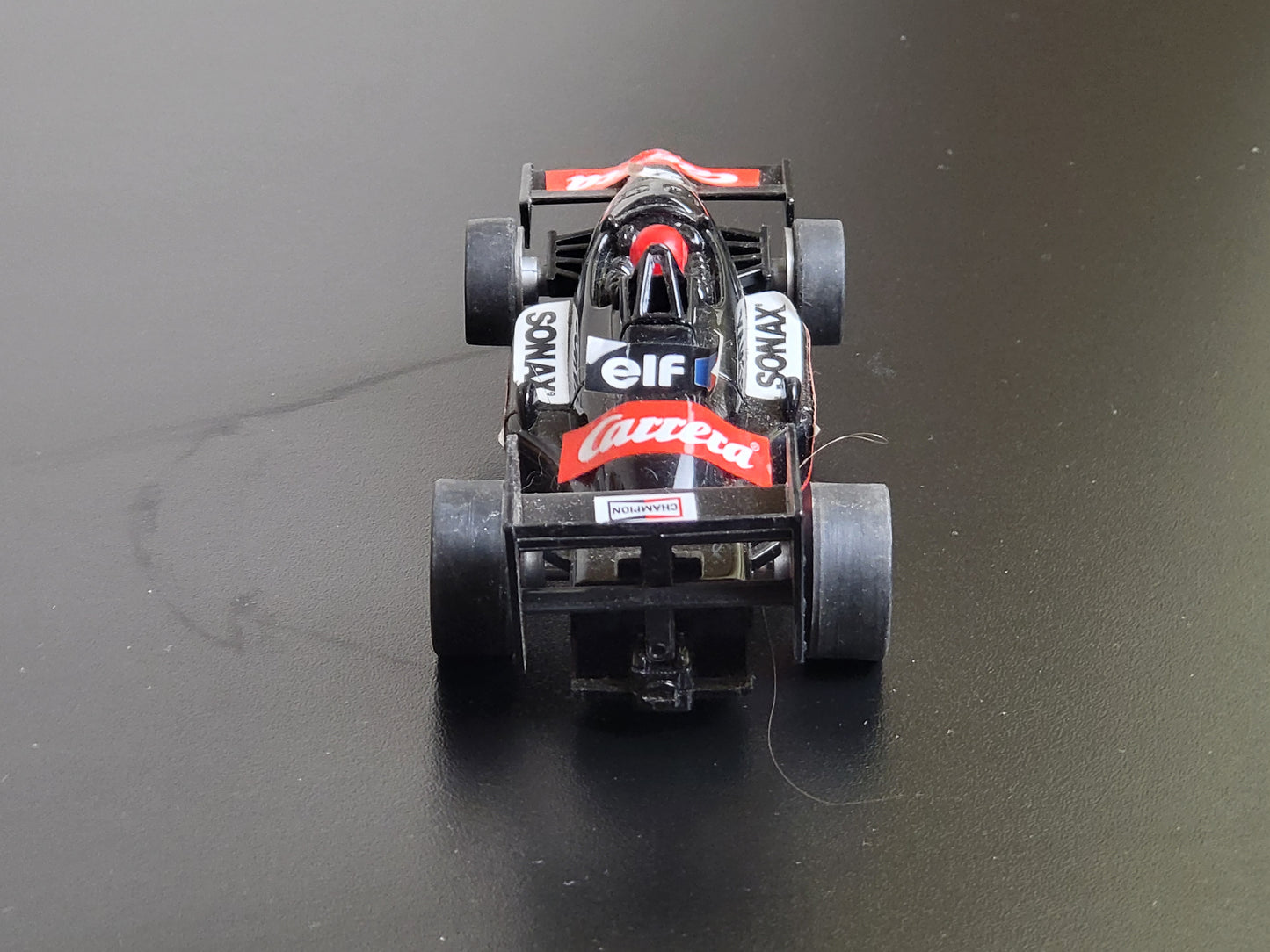 Carrera Profi Car Racing F1 Sonax schwarz Auto Rennwagen Vintage Slotcar 1:24