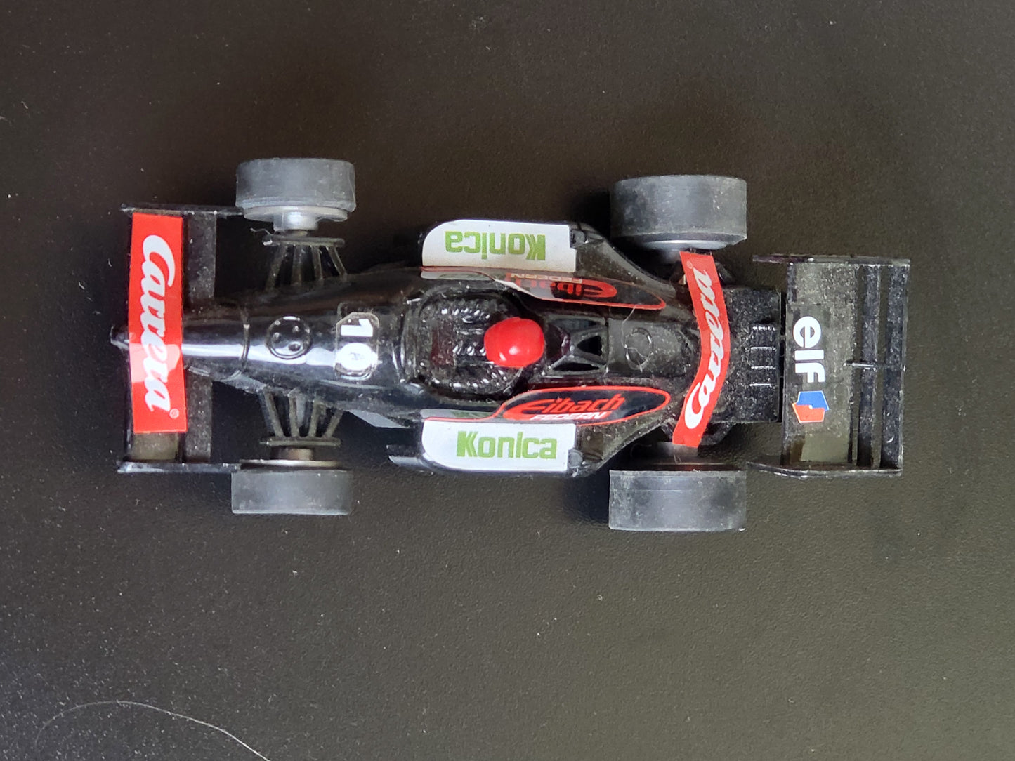 Carrera Profi Car Racing F1 elf schwarz Auto Rennwagen Vintage Slotcar 1:24