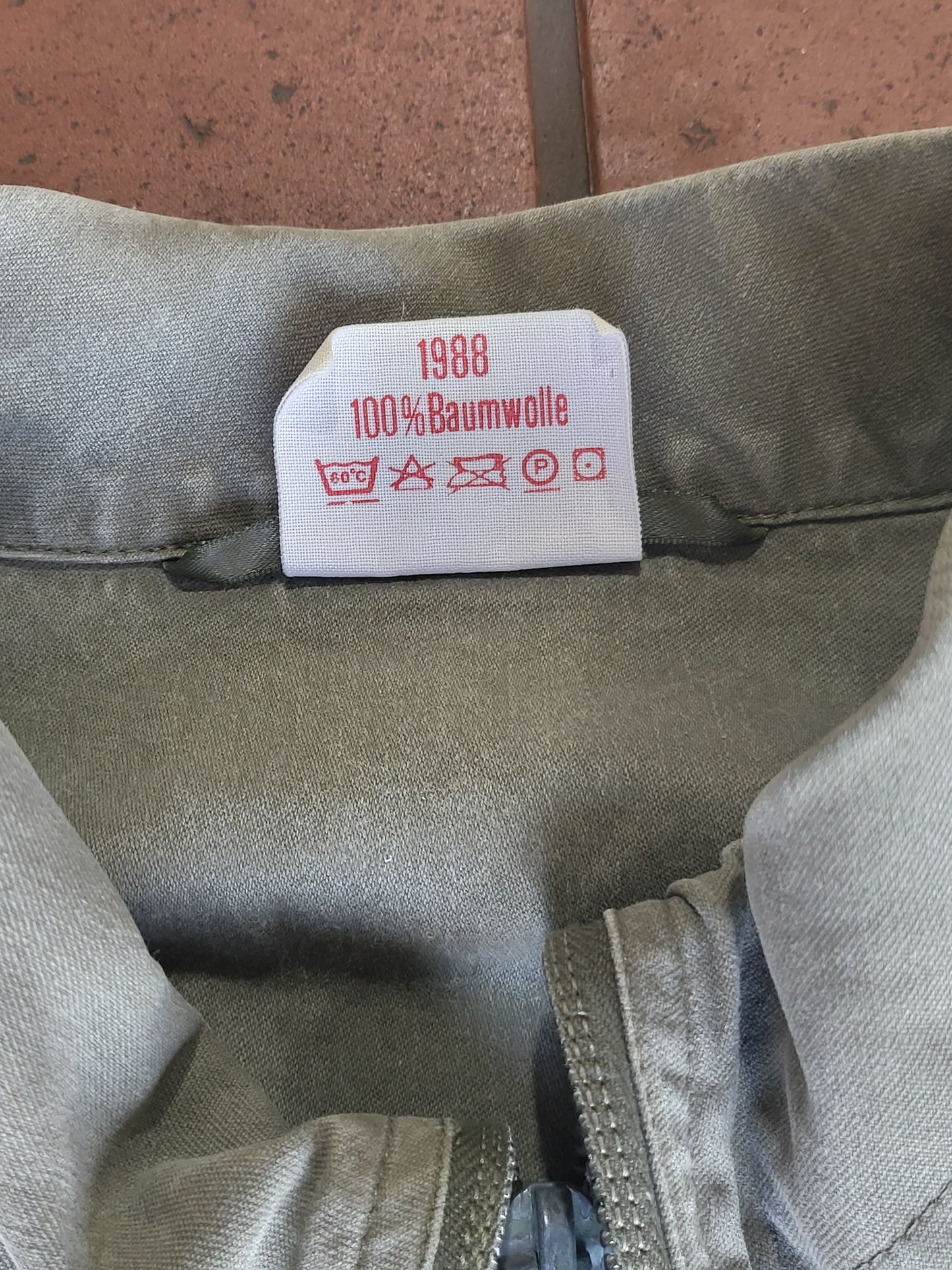Bundeswehr Fliegeroverall 1988 Pilotenkombi Oliv mit Patches Goose Bay und mehr