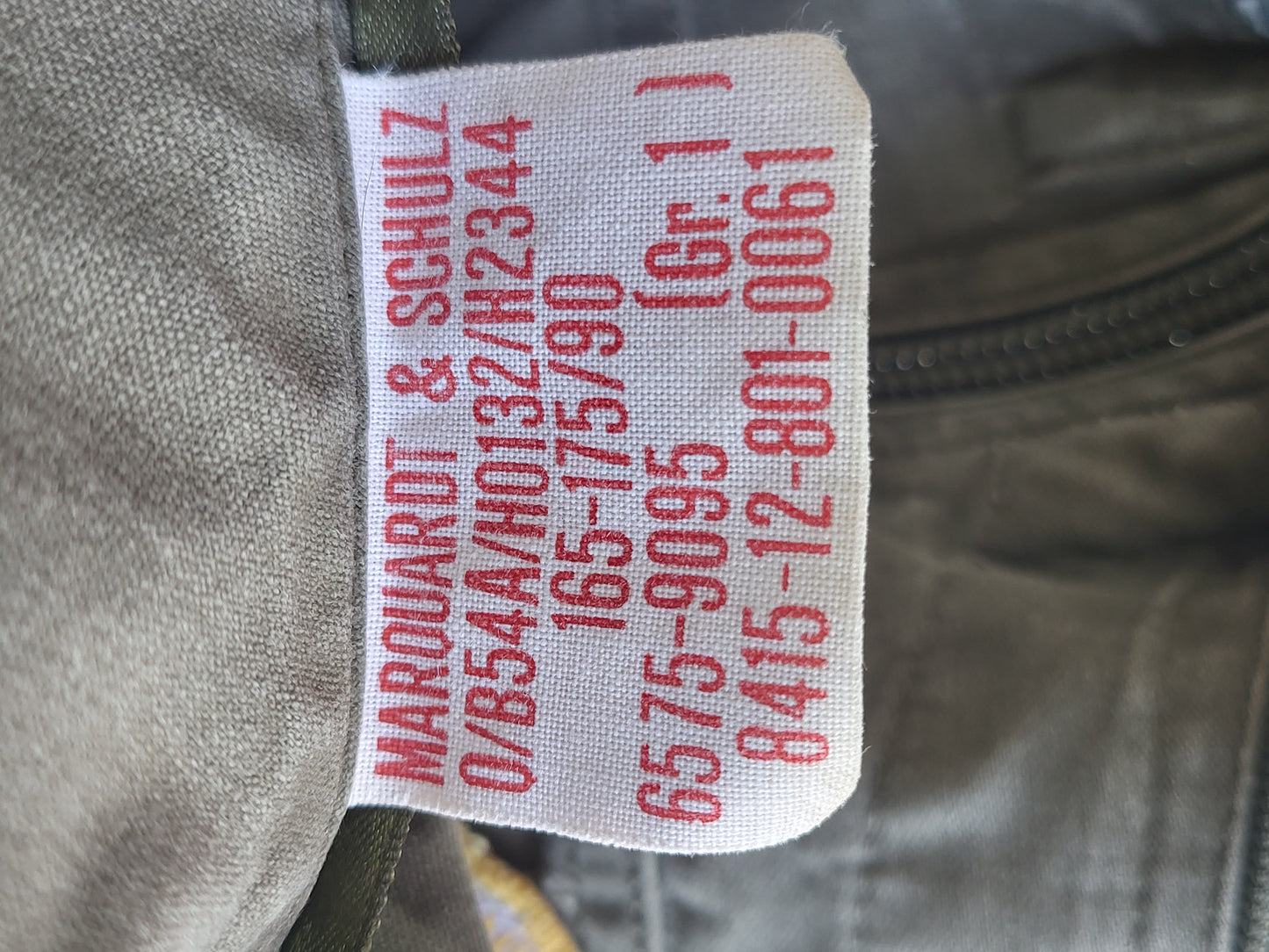 Bundeswehr Fliegeroverall 1988 Pilotenkombi Oliv mit Patches Goose Bay und mehr