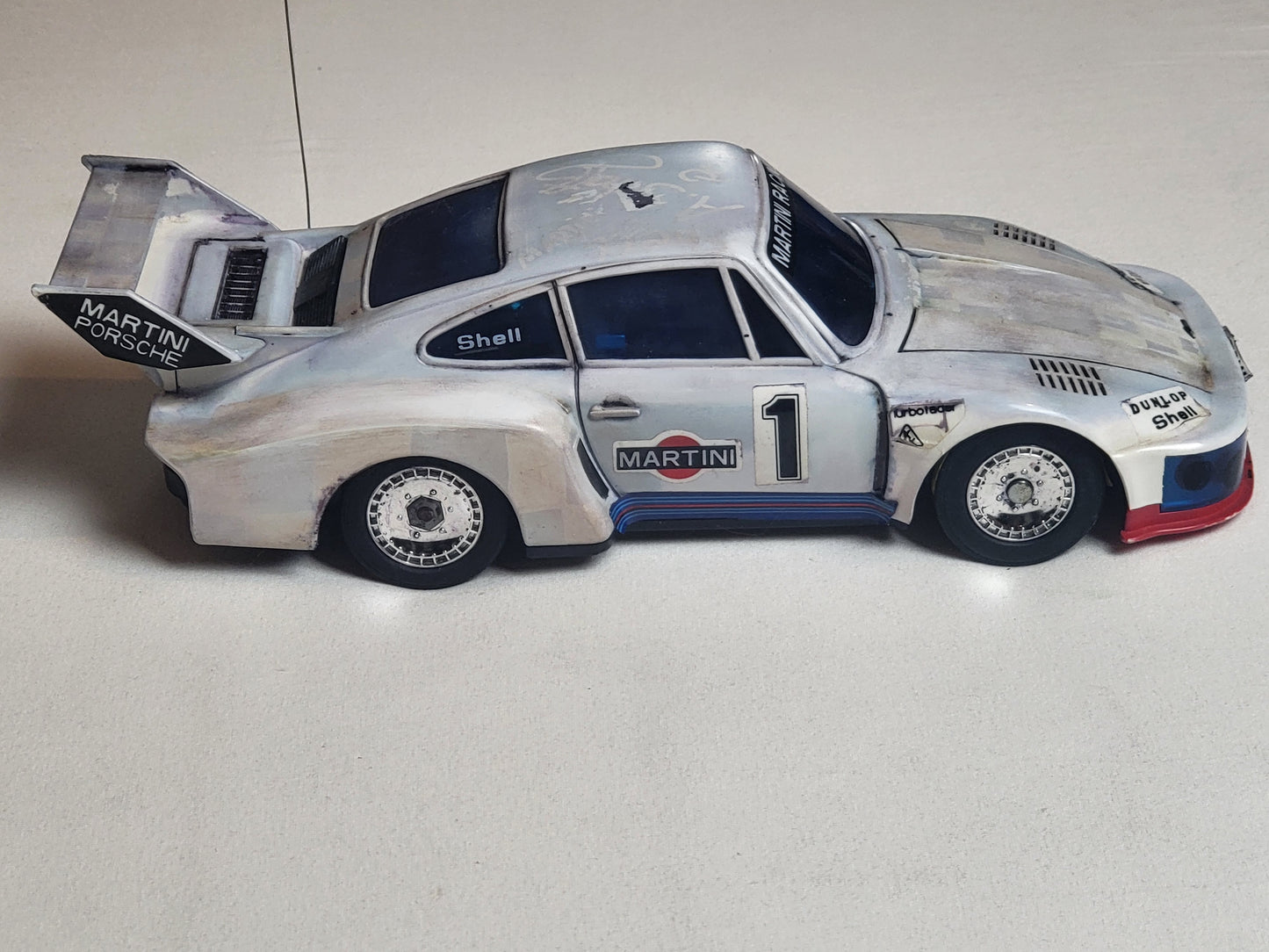 Asahi Porsche 935 Turbo Martini Racing RC Auto 2 Kanal Funk Vintage Spielzeug