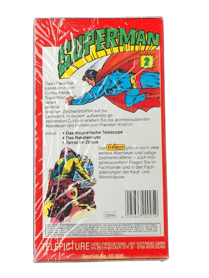 Superman 2 -Video | VHS | Liliput Produktion | Original verschweißt