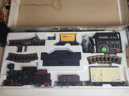 Faller e-train 3805 Lok-Pilot 1 Entladestation Eisenbahn Set komplett in OVP
