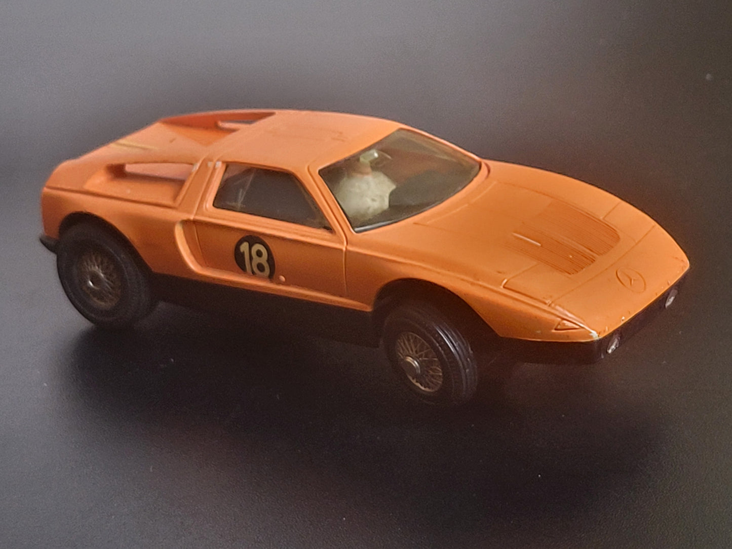 Märklin Sprint 1312 Mercedes C111 Nr. 18 Orange Slotcar 1:32 Made in Germany