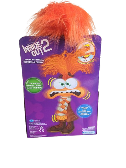 Disney Pixar Alles steht Kopf 2 Zweifel Anxiety Plüschfigur sprechend NEU OVP