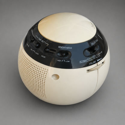Panasonic Digital Clock Radio Kugel – Modell RC-70 – Vintage