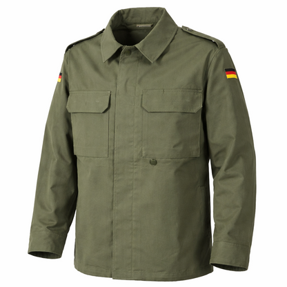 Original Bundeswehr Moleskin Jacke Oliv – Gr. 3 – Neuware 1980er