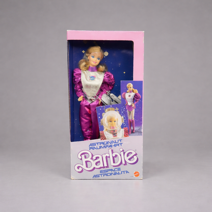 Vintage Astronauten Barbie 1989 Mattel Puppe Space OVP Neu 2449 Mond Weltraum