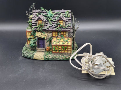 Hawthorne Village The Munsters Lily's Garden Shop Gebäude Sammler mit Beleuchtung Vintage Modell