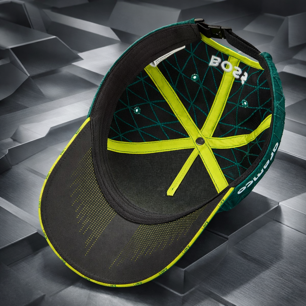 Aston Martin Formel 1 BOSS F1 Baseball-Cap Snapback Mütze Kappe Formula 1 Grün