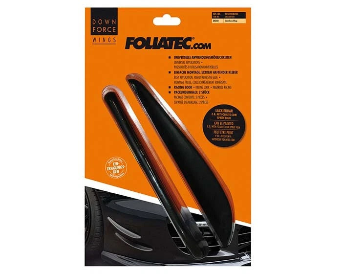 Foliatec Down Force Wings Set flexible Spoiler zum Aufkleben Flaps Neue Version