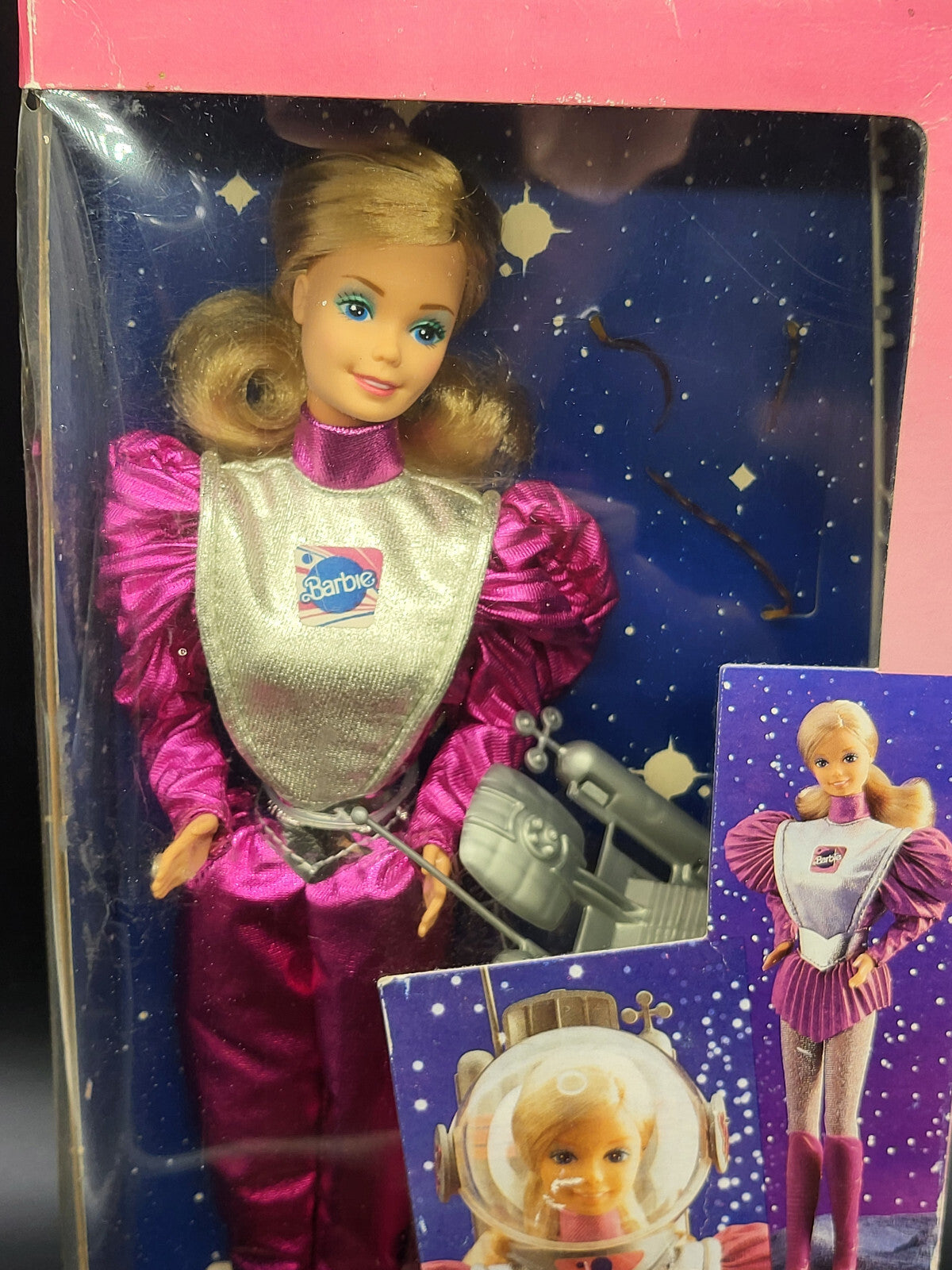 Vintage Astronauten Barbie 1989 Mattel Puppe Space OVP Neu 2449 Mond Weltraum