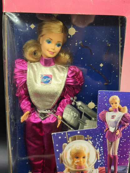 Vintage Astronauten Barbie 1989 Mattel Puppe Space OVP Neu 2449 Mond Weltraum