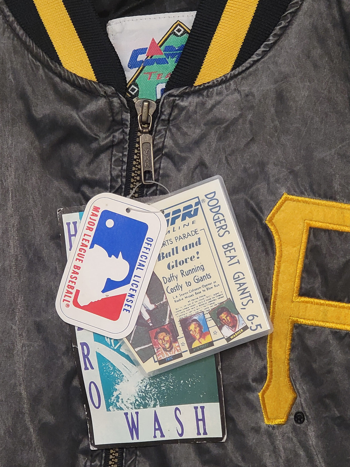 Pittsburgh Pirates Real Vintage Jacke Baseball 90er NEU mit Eitkett Campri