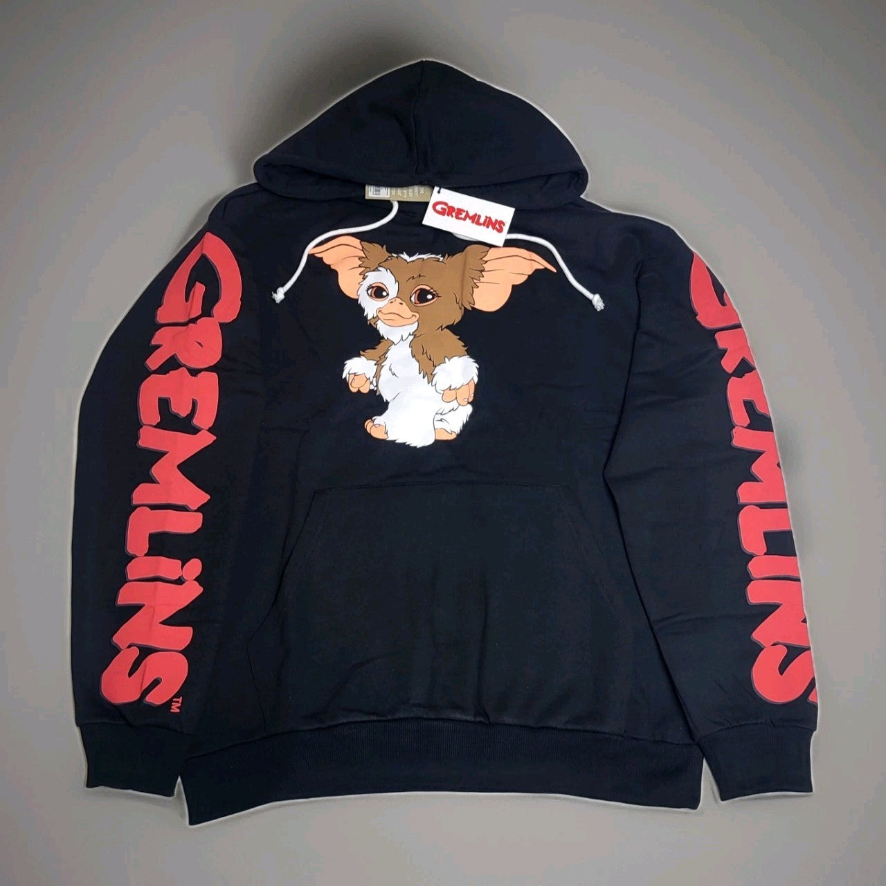 Gremlins Herren Kapuzen-Pullover Gremlins-Motiv Baumwoll-Hoodie RE:COVERED X