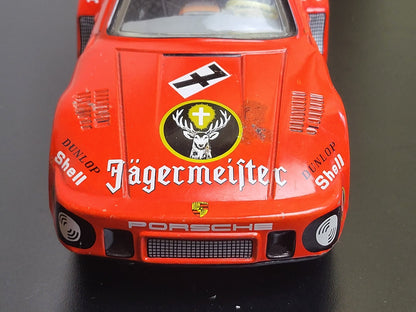 Taiyo Jägermeister Porsche Rennwagen Blechspielzeug Vintage Japan Spielzeug