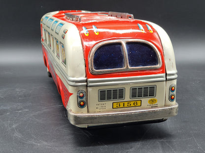 Vintage TM Masudaya Sound Bus – Japanisches Blechspielzeug aus den 60er Jahren