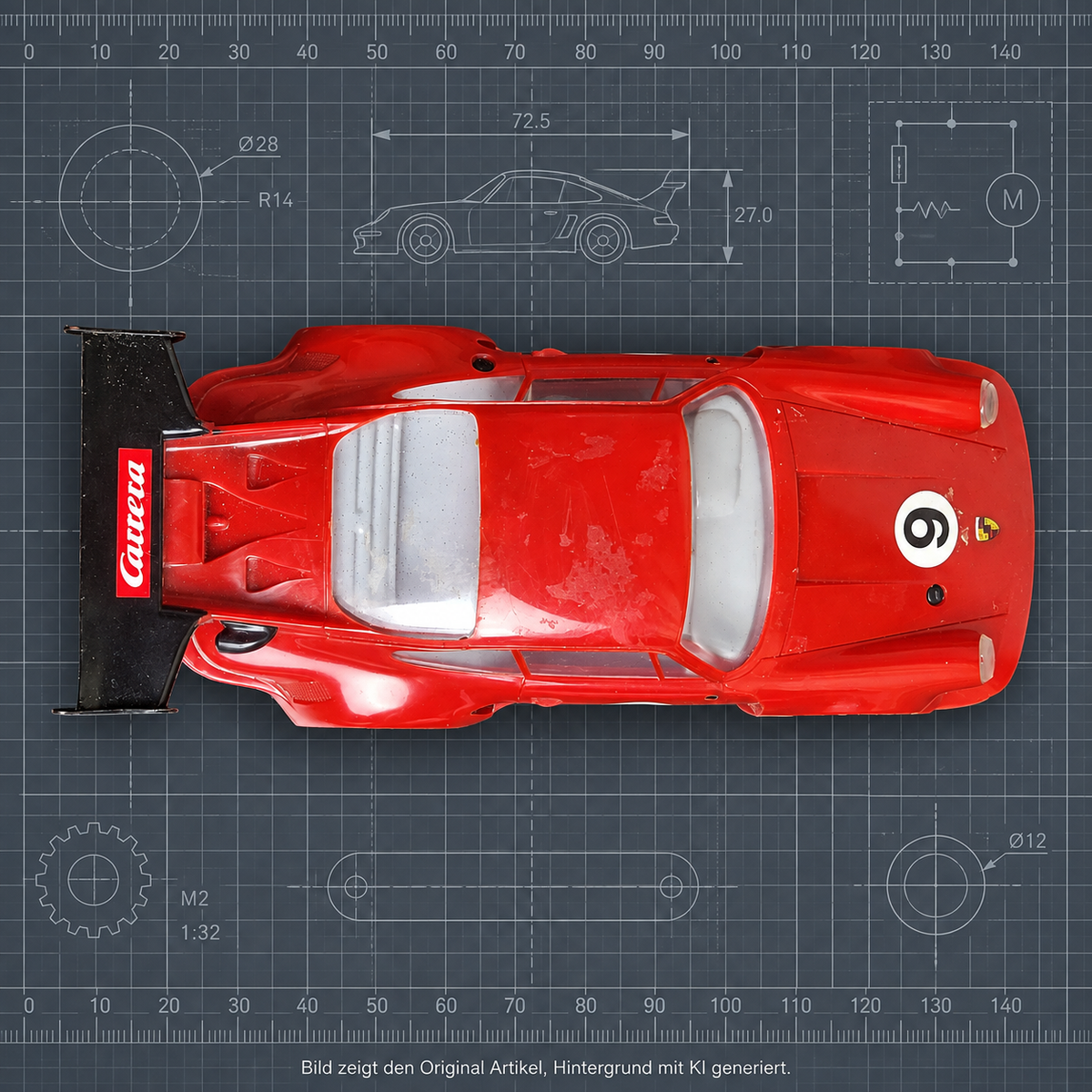Carrera Exclusiv 1:24 Slotcar Porsche 911 RSR Turbo – Art.-Nr. 20408
