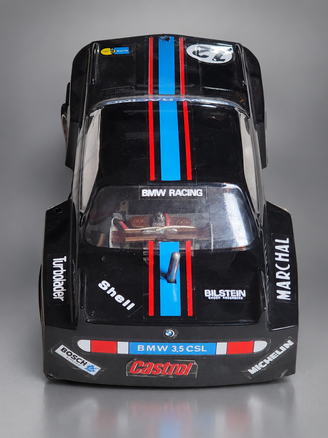 Graupner Mach Sports BMW 3,5 CSL RC Auto 1:12 Vintage Rennwagen
