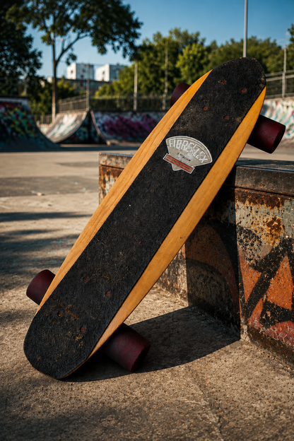 Vintage Gordon & Smith G&S Fibreflex Skateboard 70er Jahre – Oldschool Retro USA mit ACS 650 Trucks