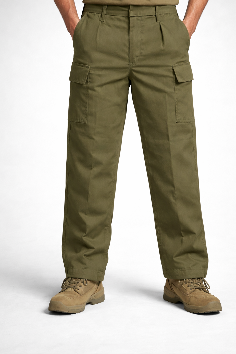 Bundeswehr Feldhose Oliv Original 1992 – Neuware Gr. 2 (160–170 / 75–85 cm), 100 % Baumwolle, Altreichenauer Bekleidungsfabrik