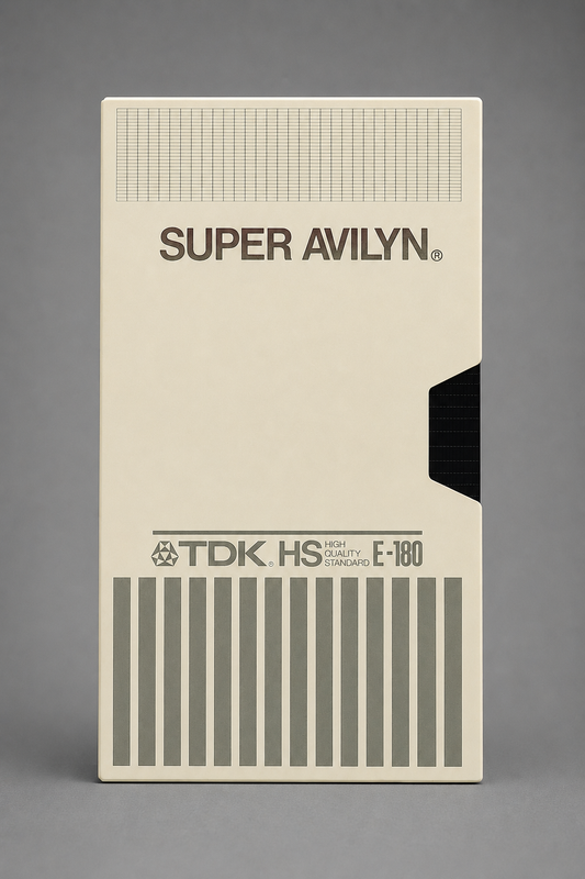 TDK HS E-180 Super Avilyn VHS Videokassette – High Quality Standard – neu und unbenutzt
