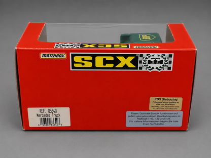 Matchbox SCX Mercedes Renntruck BP Nr 6 Ref 83640 Slotcar Vintage Neu in OVP