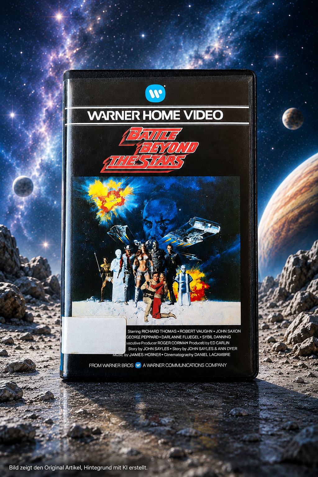 Battle Beyond the Stars VHS – Warner Home Video – Originale Cover mit Sci-Fi-Ensemble-Cast, Roger Corman Produktion 1980