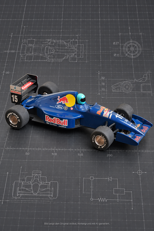 Carrera Exclusiv Sauber C14 Red Bull Nr. 15 Slotcar im Maßstab 1:24, dunkelblau