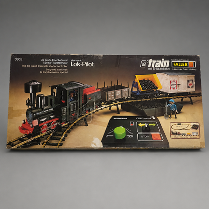 Faller e-train 3805 Lok-Pilot 1 Entladestation Eisenbahn Set komplett in OVP