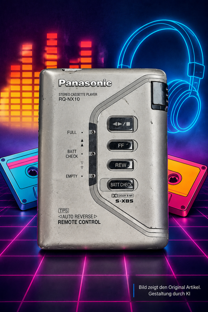 Panasonic RQ-NX10 Walkman – Auto-Reverse Kassette Vintage 80er 90er Jahre