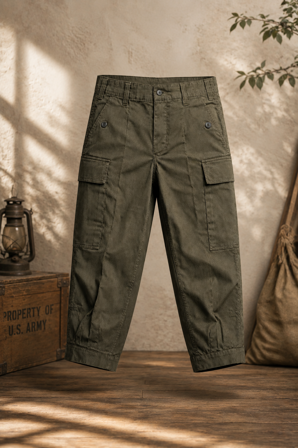 Bundeswehr Feldhose 3/4-Länge Gr. 1 – Original Neuware, oliv, Moleskin, Kniebundhose
