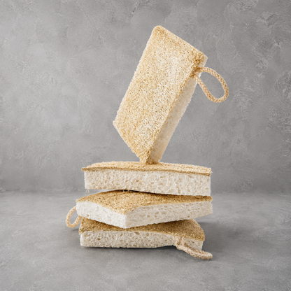 4 Stück Swuper Spülschwamm Luffa nachhaltig waschbar plastikfrei Küchenschwamm