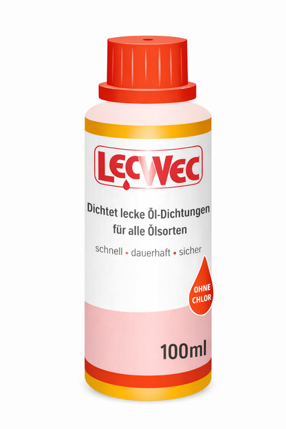 LecWec 100ml Öladditiv gegen Ölverlust – Universal-Dichtungsmittel für Motor, Getriebe und Hydrauliksysteme