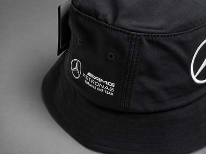 Mercedes Benz AMG Petronas Formula One Team Angler Hut Bucket Hat Schwarz