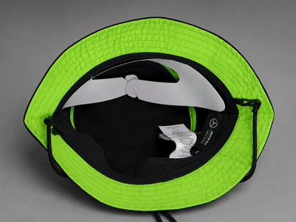 Mercedes Benz AMG Petronas Formula One Team Angler Hut Bucket Hat Schwarz