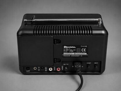 Roadstar TV-412E Vintage Mini-Fernseher 5" Schwarz-Weiß TV – tragbar