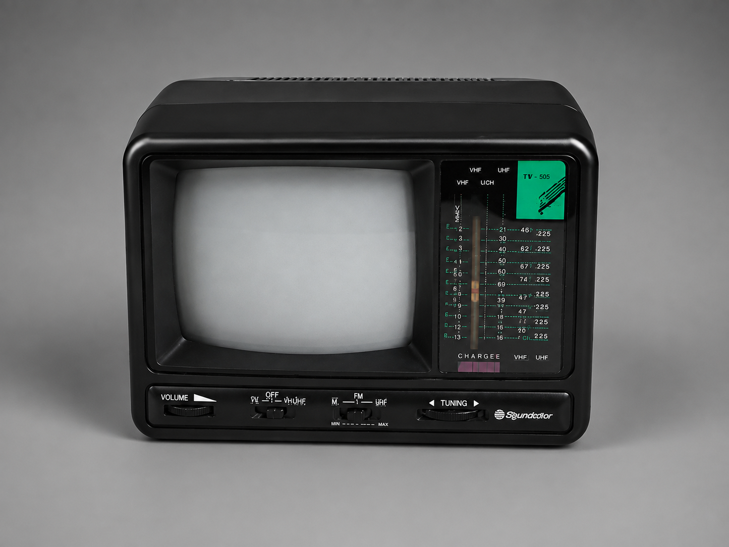 Roadstar TV-412E Vintage Mini-Fernseher 5" Schwarz-Weiß TV – tragbar