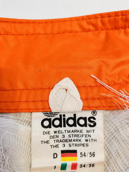 Real Vintage adidas Regenjacke 70er 80er Orange Trefoil Windbreaker Jacke Retro